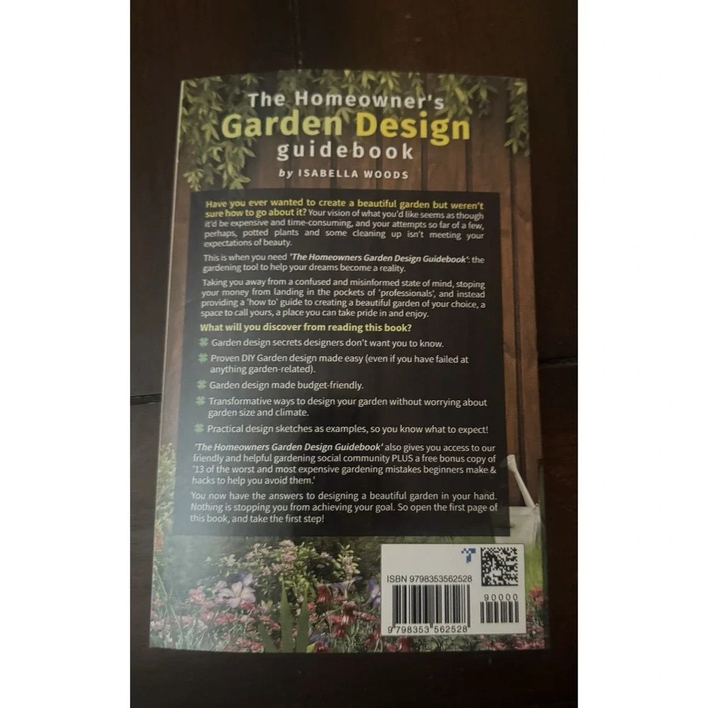 Isabella Woods The Homeowner's Garden Design Guidebook PB Gardening 2021